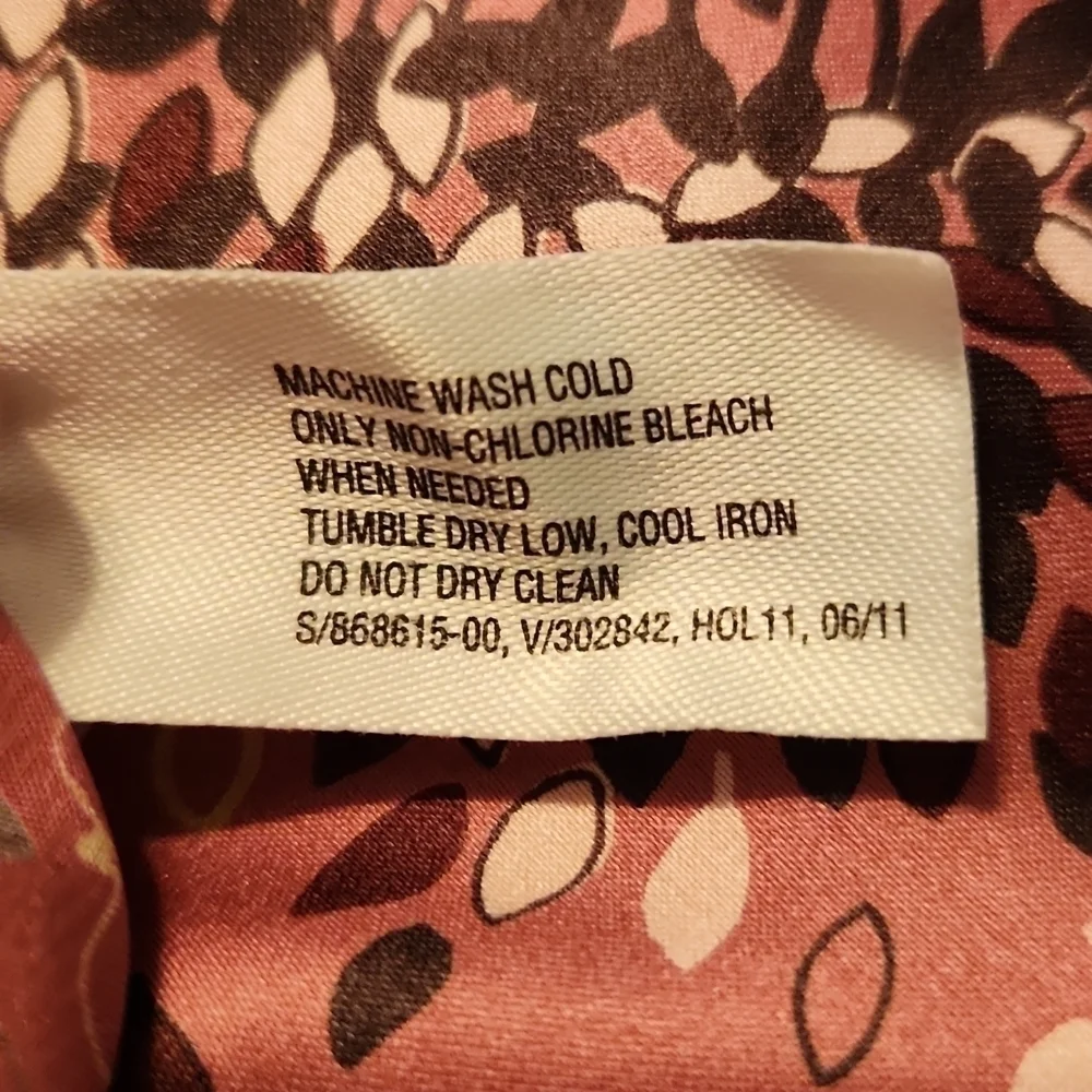 Baby Gap Mauve Floral Shirred Neck Top Size 3T